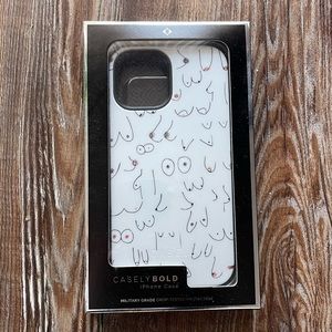 Casely Bold iPhone 12 Pro Max case| Black and white boobs